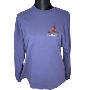 Disney Spirit Jersey Top 50th Walt Disney World WDW Long Sleeve Purple Small